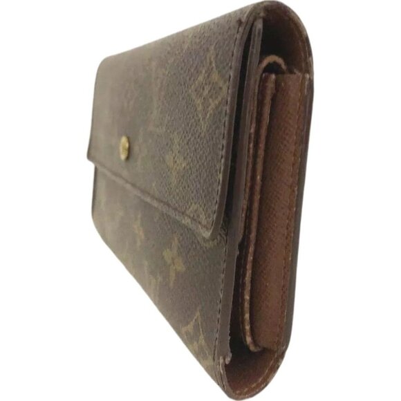 557220AY (L3) Louis Vuitton Wallet Long Brown Monogram - Picture 3 of 9